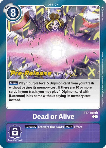 Dead or Alive [BT7-109] [Next Adventure Pre-Release Cards] - PokeCharles PokeStore