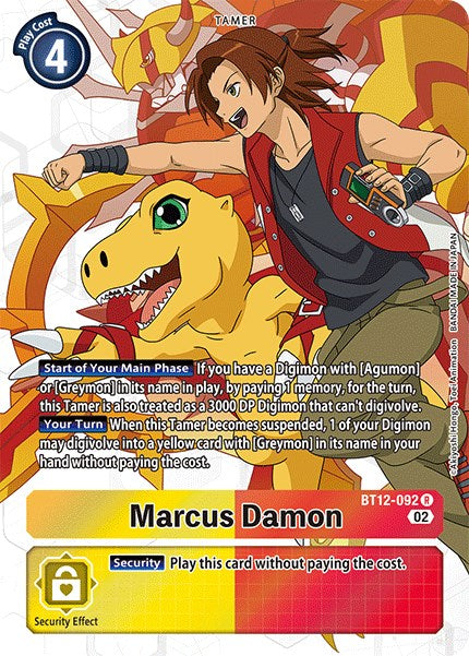 Marcus Damon [BT12-092] (Alternate Art) [Across Time] - PokeCharles PokeStore