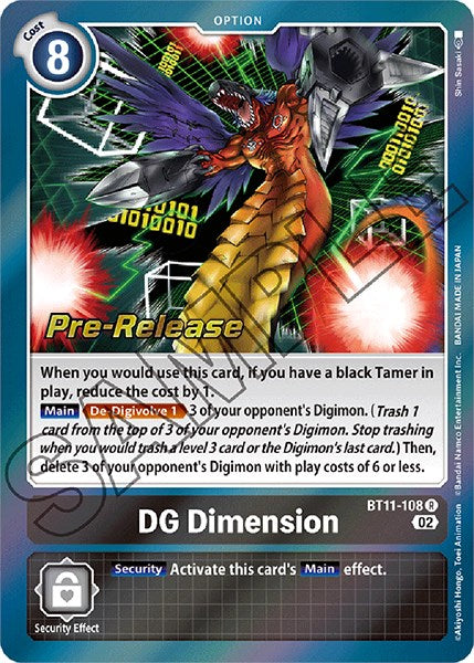 DG Dimension [BT11-108] [Dimensional Phase Pre-Release Promos] - PokeCharles PokeStore
