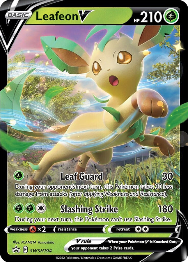 Leafeon V (SWSH194) [Sword & Shield: Black Star Promos] - PokeCharles PokeStore