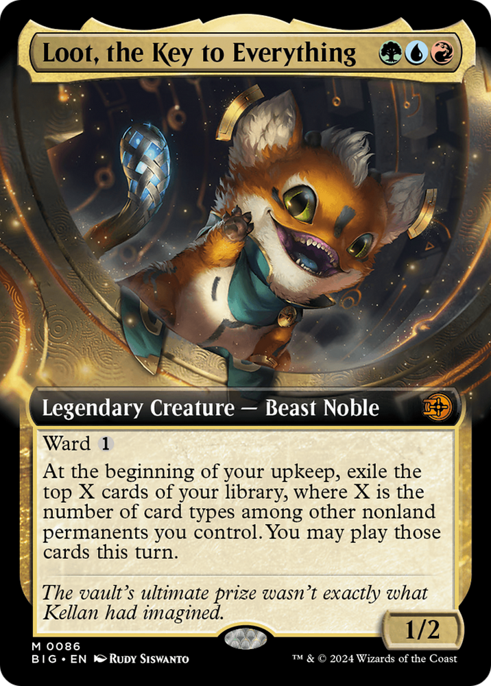 Loot, the Key to Everything (Extended Art) [Outlaws of Thunder Junction: The Big Score] - PokeCharles PokeStore