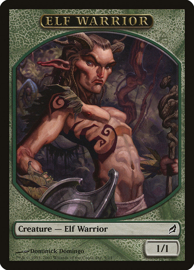 Elf Warrior Token [Lorwyn Tokens] - PokeCharles PokeStore
