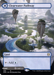 Clearwater Pathway // Murkwater Pathway (Borderless Alternate Art) [Zendikar Rising] - PokeCharles PokeStore