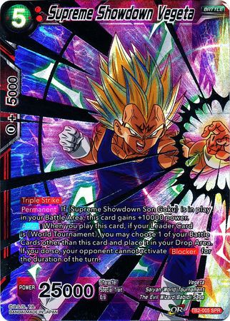 Supreme Showdown Vegeta (SPR) (TB2-005) [World Martial Arts Tournament] - PokeCharles PokeStore