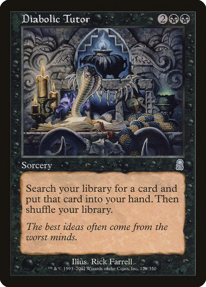 Diabolic Tutor [Odyssey] - PokeCharles PokeStore