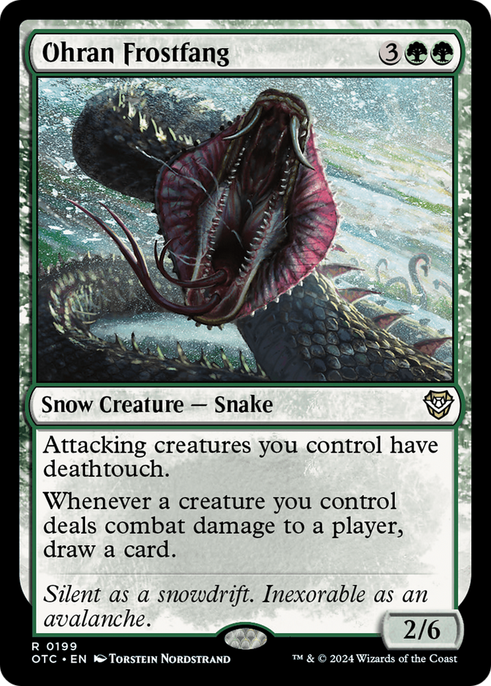 Ohran Frostfang [Outlaws of Thunder Junction Commander] - PokeCharles PokeStore
