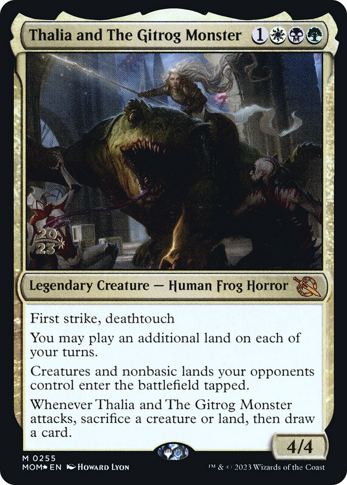 Thalia and The Gitrog Monster [March of the Machine Prerelease Promos] - PokeCharles PokeStore