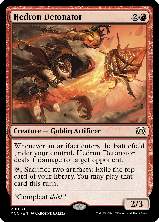 Hedron Detonator [March of the Machine Commander] - PokeCharles PokeStore