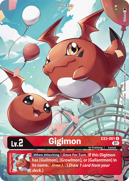 Gigimon [EX2-001] (Alternate Art) [Digital Hazard] - PokeCharles PokeStore