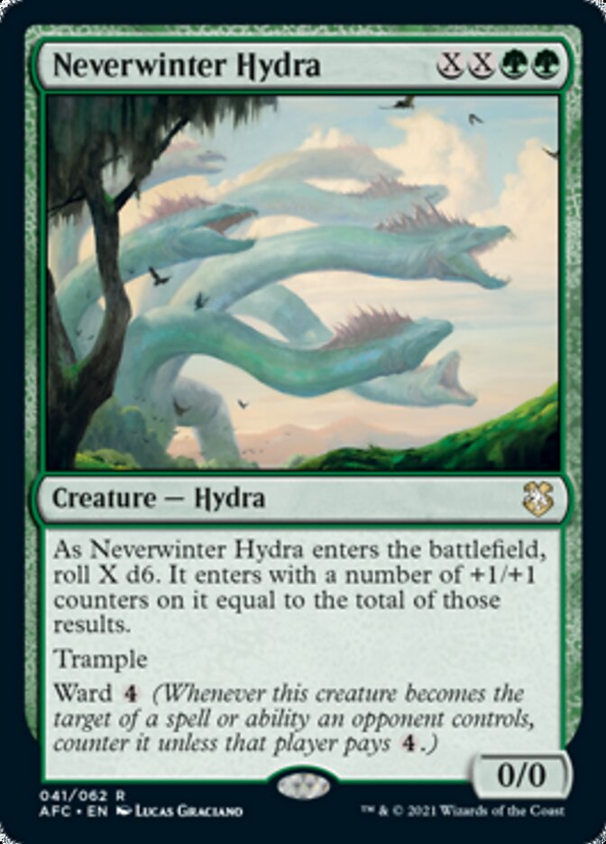 Neverwinter Hydra [Dungeons & Dragons: Adventures in the Forgotten Realms Commander] - PokeCharles PokeStore