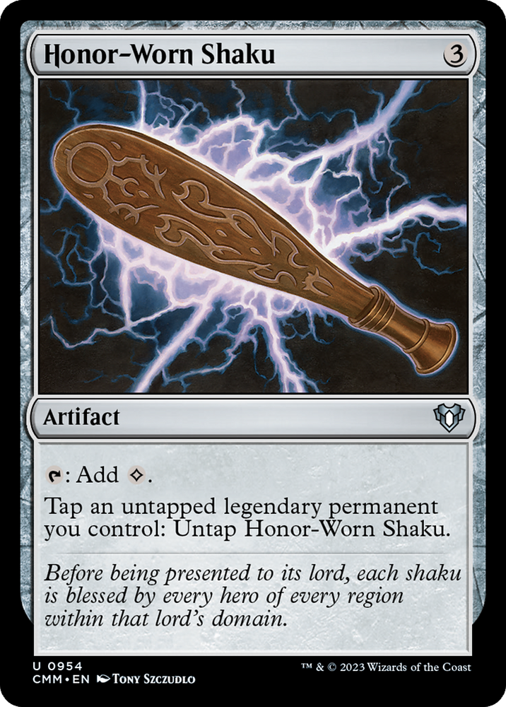 Honor-Worn Shaku [Commander Masters] - PokeCharles PokeStore