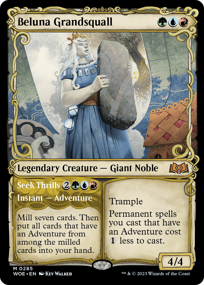 Beluna Grandsquall // Seek Thrills (Showcase) [Wilds of Eldraine] - PokeCharles PokeStore