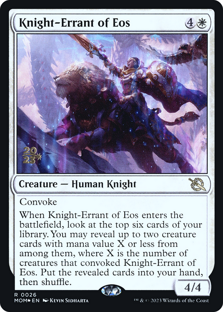 Knight-Errant of Eos [March of the Machine Prerelease Promos] - PokeCharles PokeStore