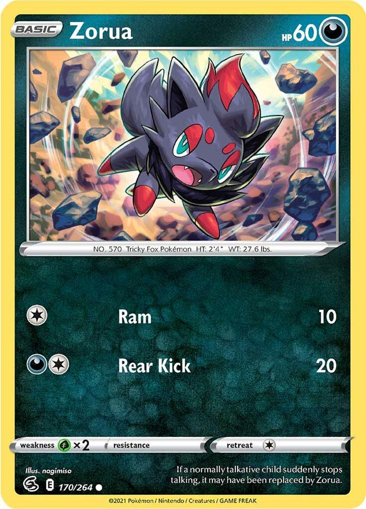 Zorua (170/264) [Sword & Shield: Fusion Strike] - PokeCharles PokeStore