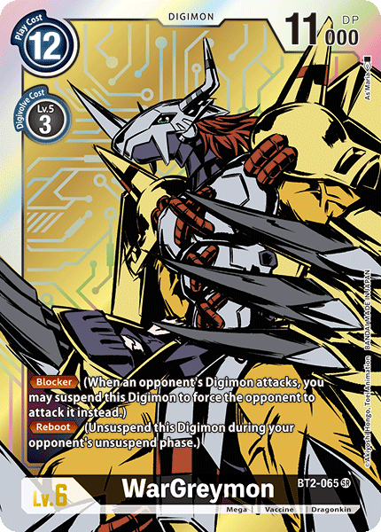 WarGreymon [BT2-065] (Alternate Art) [Release Special Booster Ver.1.0] - PokeCharles PokeStore