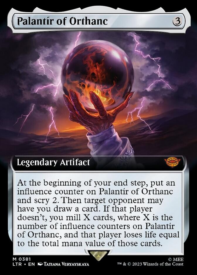 Palantir of Orthanc (Extended Art) [The Lord of the Rings: Tales of Middle-Earth] - PokeCharles PokeStore