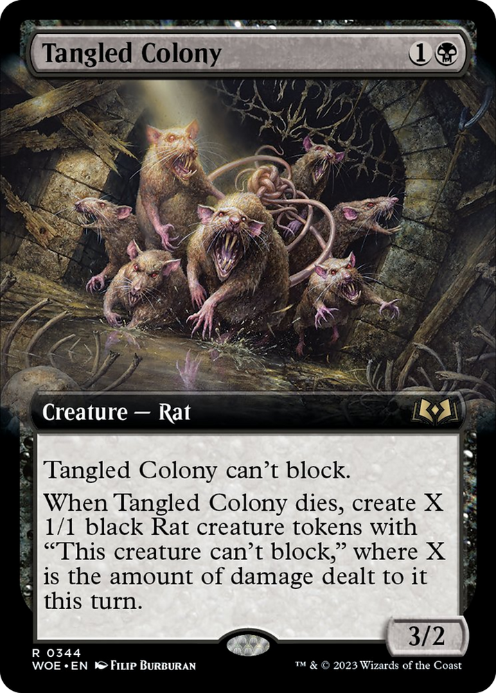 Tangled Colony (Extended Art) [Wilds of Eldraine] - PokeCharles PokeStore