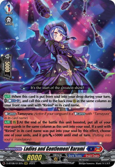 Ladies and Gentlemen! Rarami (D-BT08/013EN) [Minerva Rising] - PokeCharles PokeStore