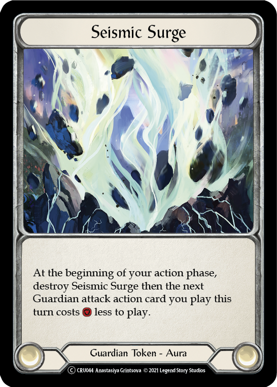 Seismic Surge [U-CRU044] (Crucible of War Unlimited)  Unlimited Rainbow Foil - PokeCharles PokeStore