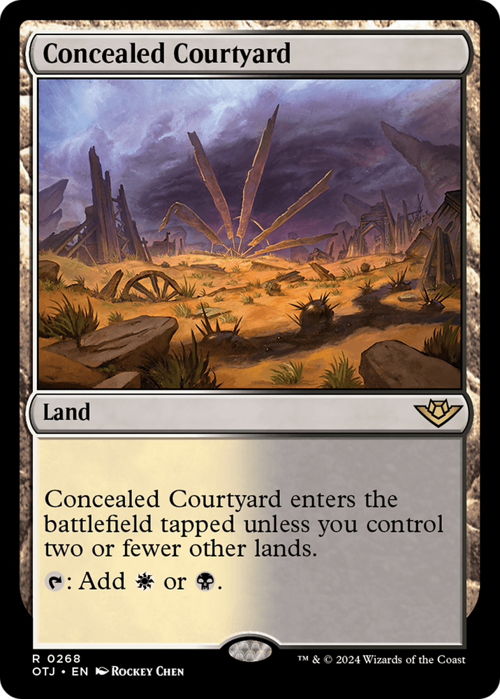Concealed Courtyard [Outlaws of Thunder Junction] - PokeCharles PokeStore