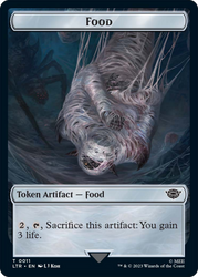 Food // Wraith Double-Sided Token [The Lord of the Rings: Tales of Middle-Earth Commander Tokens] - PokeCharles PokeStore