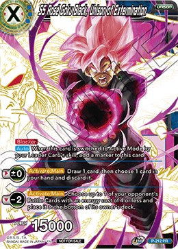 SS Rose Goku Black, Unison of Extermination (Gold Stamped) (P-212) [Promotion Cards] - PokeCharles PokeStore