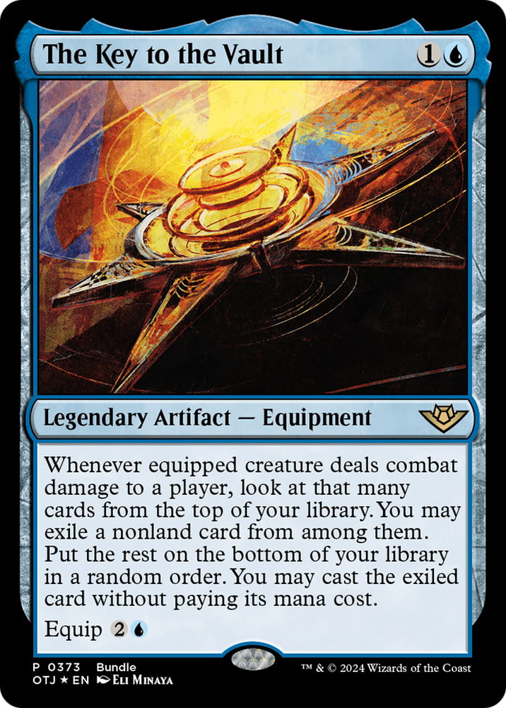 The Key to the Vault (OTJ Bundle) [Outlaws of Thunder Junction Promos] - PokeCharles PokeStore