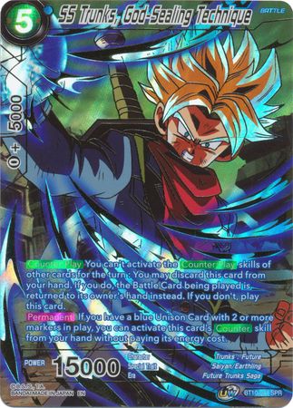 SS Trunks, God-Sealing Technique (SPR) (BT10-044) [Rise of the Unison Warrior 2nd Edition] - PokeCharles PokeStore