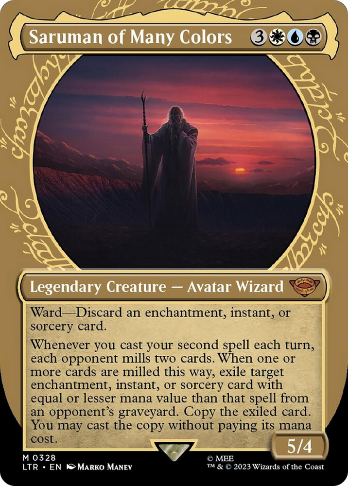 Saruman of Many Colors (Showcase Ring Frame) [The Lord of the Rings: Tales of Middle-Earth] - PokeCharles PokeStore