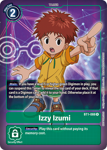 Izzy Izumi [BT1-088] (Buy-A-Box Promo) [Release Special Booster Ver.1.0 Promos] - PokeCharles PokeStore