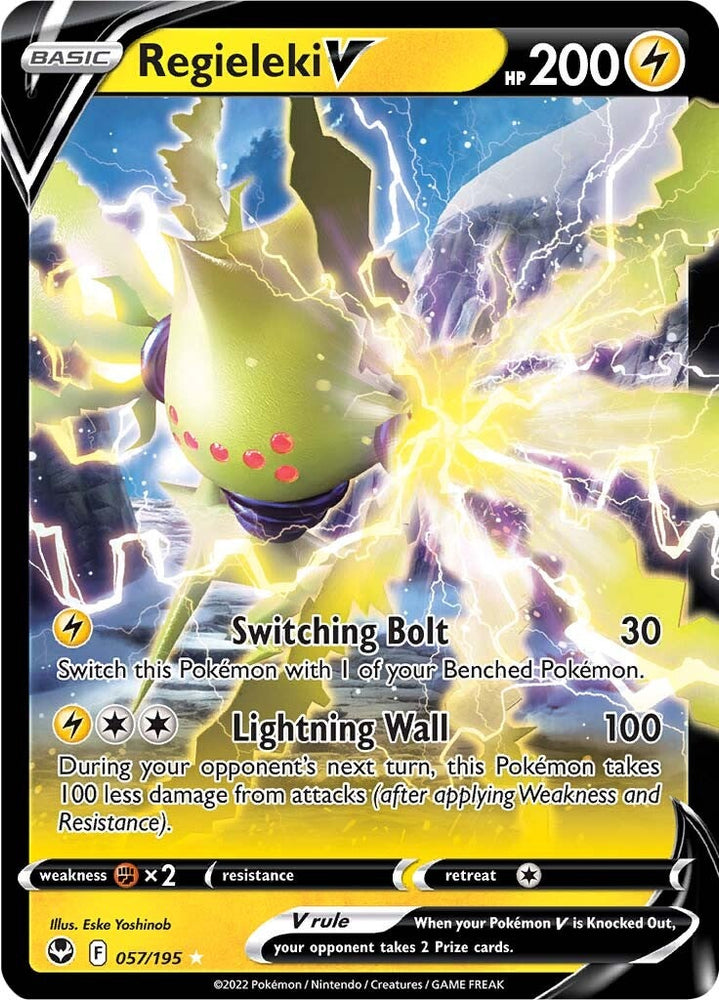 Regieleki V (057/195) [Sword & Shield: Silver Tempest] - PokeCharles PokeStore