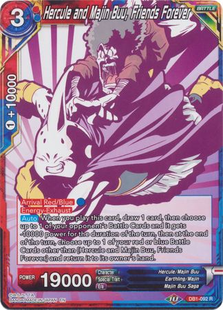 Hercule and Majin Buu, Friends Forever (Alternate Art) (DB1-092) [Special Anniversary Set 2020] - PokeCharles PokeStore