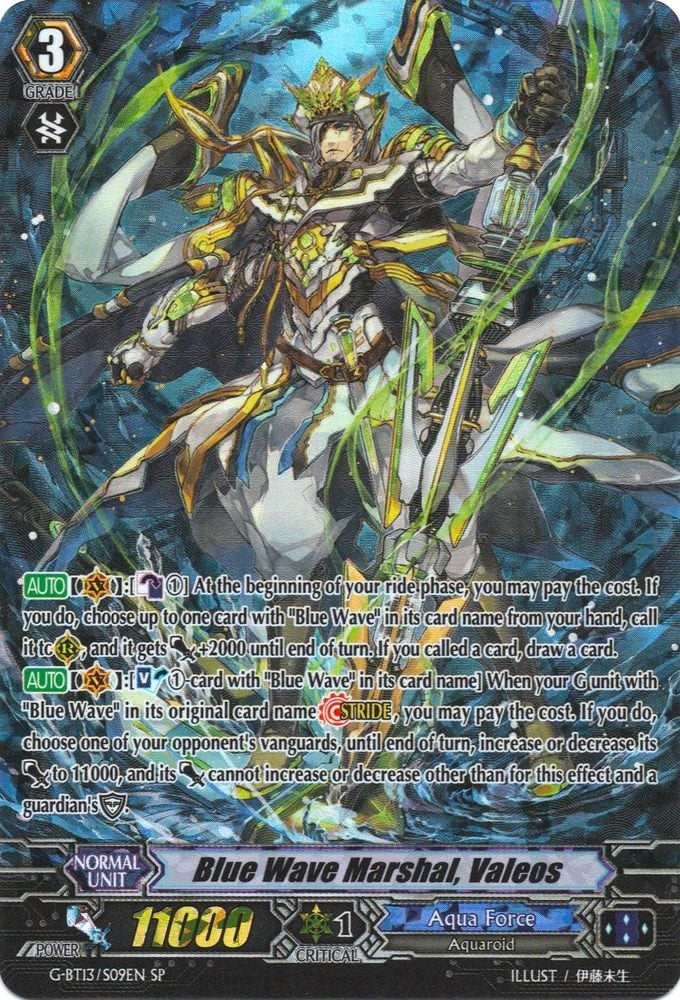 Blue Wave Marshal, Valeos (G-BT13/S09EN) [Ultimate Stride] - PokeCharles PokeStore