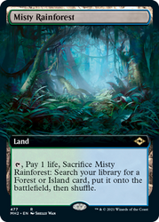 Misty Rainforest (Extended Art) [Modern Horizons 2] - PokeCharles PokeStore