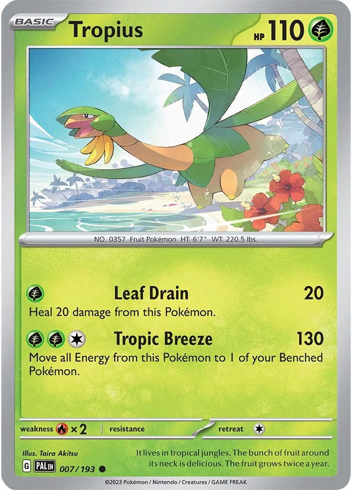 Tropius (007/193) [Scarlet & Violet: Paldea Evolved] - PokeCharles PokeStore