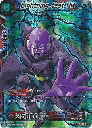 Lightning-fast Hit (SPR) (BT1-011) [Galactic Battle] - PokeCharles PokeStore