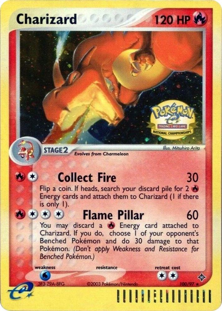 Charizard (100/097) (National Championships) [League & Championship Cards] - PokeCharles PokeStore