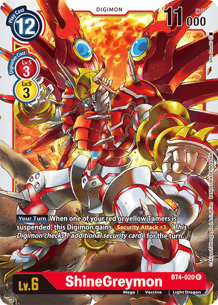 ShineGreymon [BT4-020] [Great Legend] - PokeCharles PokeStore