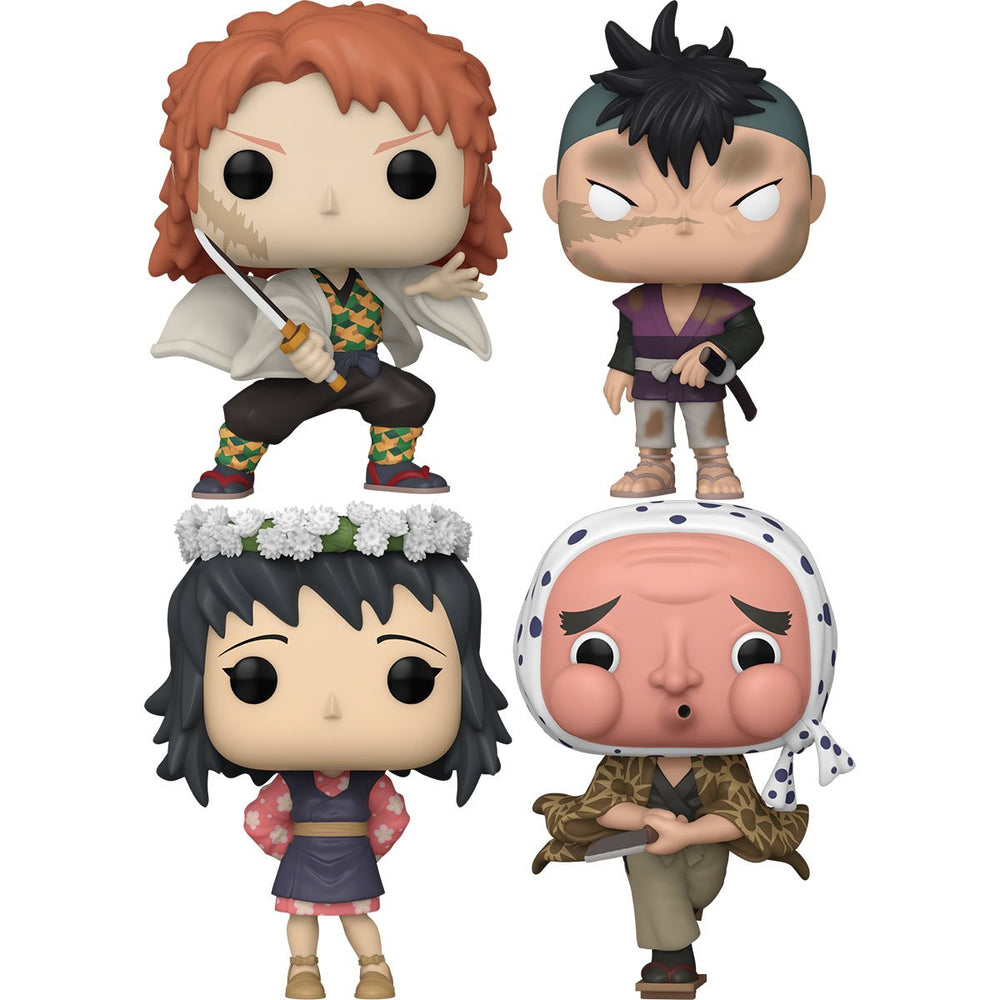 Demon Slayer Funko Pop Genya #1406, Makomo #1405, Sabito #1404, Hagane