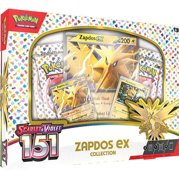 Pokemon 151 - Zapdos EX Box - Wave 2 Launch  10/06 -  Limit 2 per person - PRE ORDER