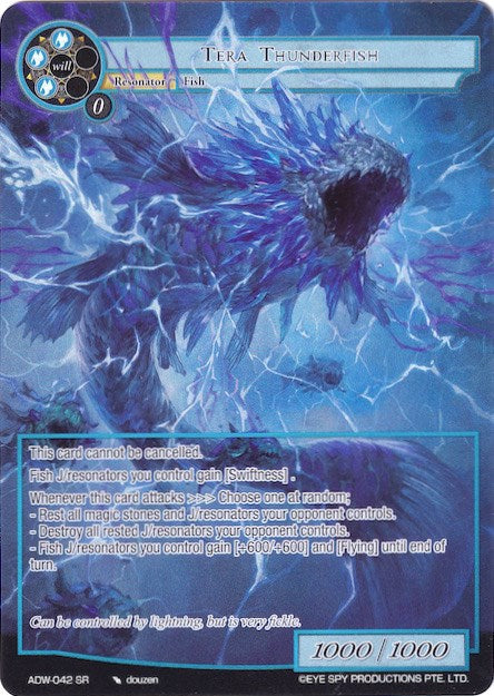 Tera Thunderfish (Full Art) (ADW-042) [Assault into the Demonic World] - PokeCharles PokeStore