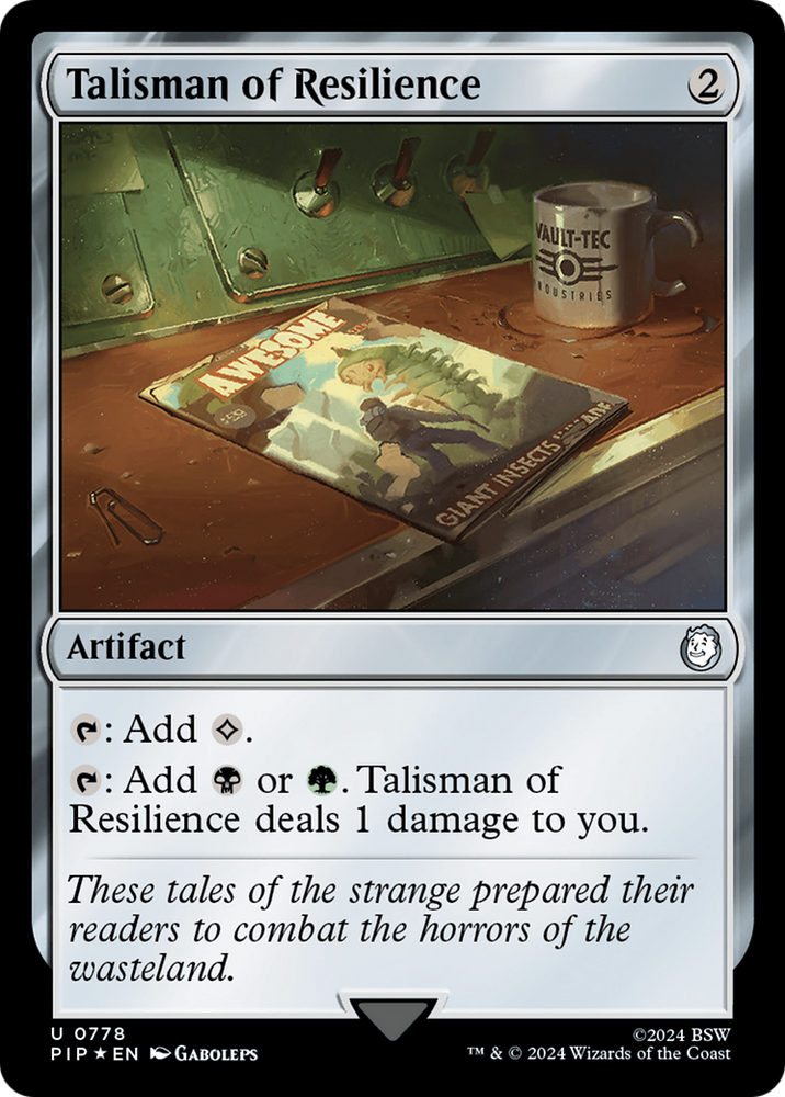 Talisman of Resilience (Surge Foil) [Fallout] - PokeCharles PokeStore