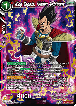 King Vegeta, Hidden Ambitions (BT13-020) [Supreme Rivalry] - PokeCharles PokeStore