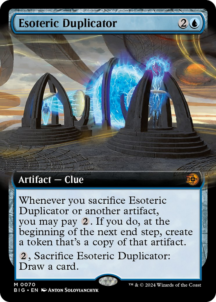 Esoteric Duplicator (Extended Art) [Outlaws of Thunder Junction: The Big Score] - PokeCharles PokeStore