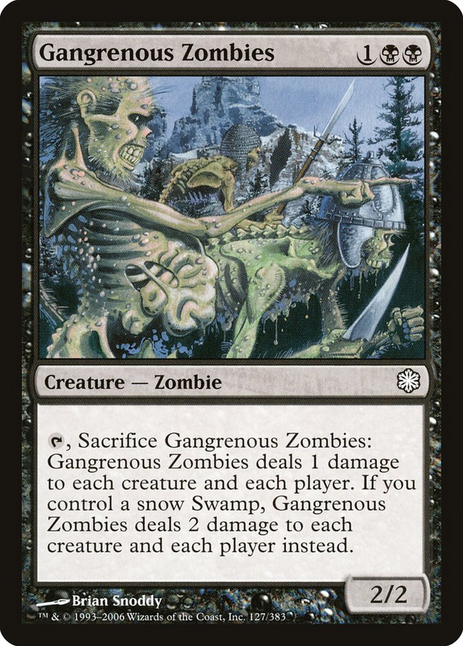 Gangrenous Zombies [Coldsnap Theme Decks] - PokeCharles PokeStore
