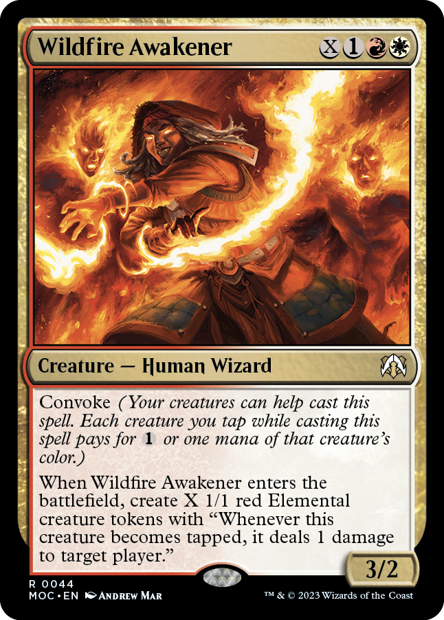 Wildfire Awakener [March of the Machine Commander] - PokeCharles PokeStore