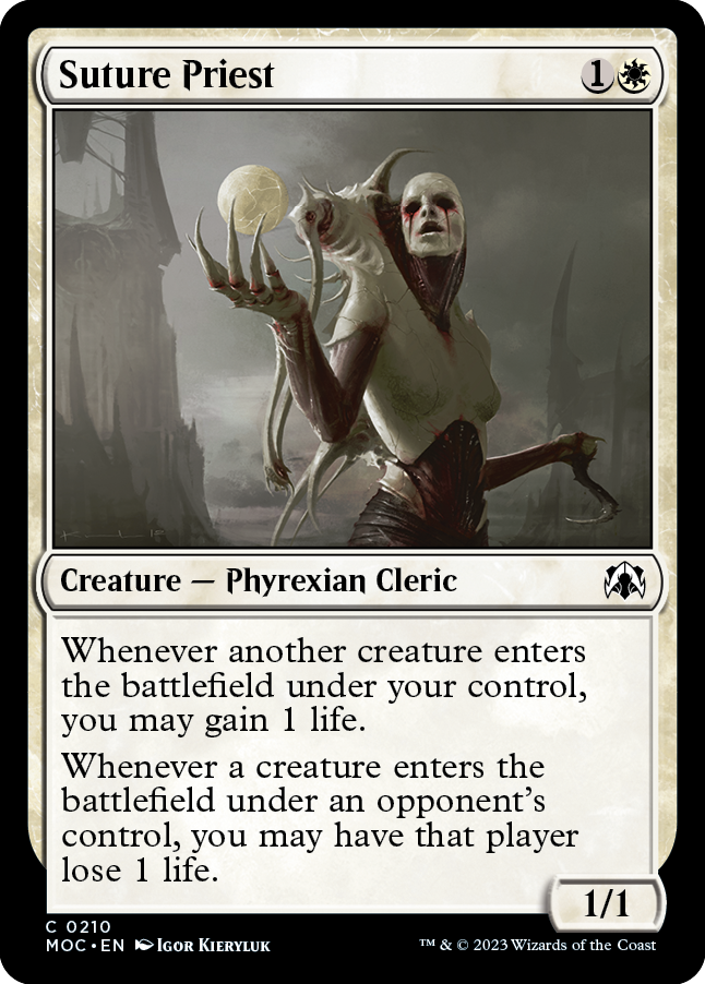 Suture Priest [March of the Machine Commander] - PokeCharles PokeStore