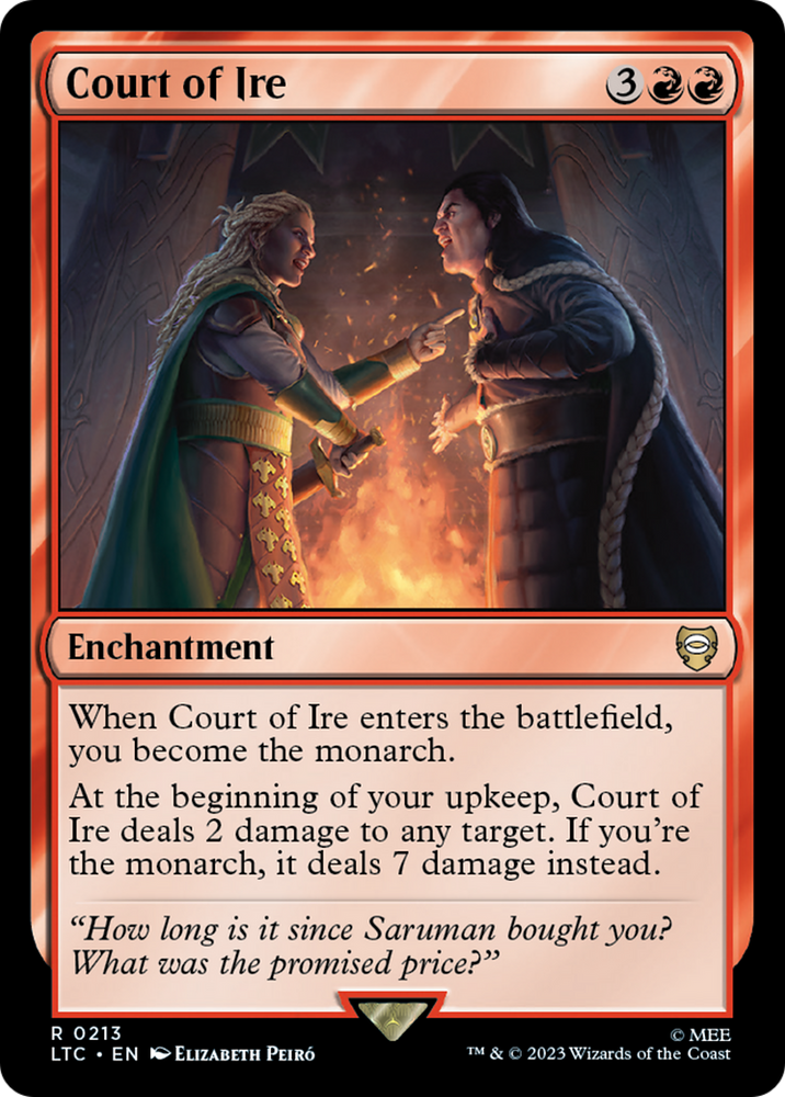 Court of Ire [The Lord of the Rings: Tales of Middle-Earth Commander] - PokeCharles PokeStore