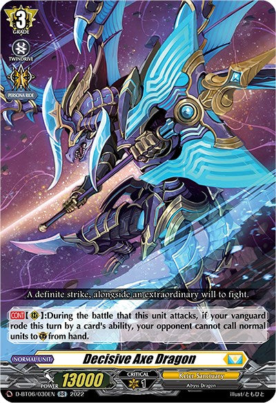 Decisive Axe Dragon (D-BT06/030EN) [Blazing Dragon Reborn] - PokeCharles PokeStore