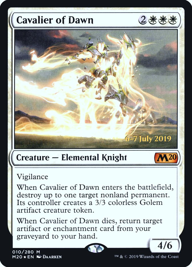 Cavalier of Dawn [Core Set 2020 Prerelease Promos] - PokeCharles PokeStore